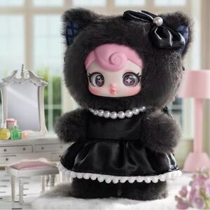 nommi Sunycoco sweet Rebel Cute Black kitty and Pink Plush Doll CONFIRMED